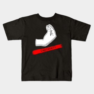 Capisce - italian hand gesture Kids T-Shirt